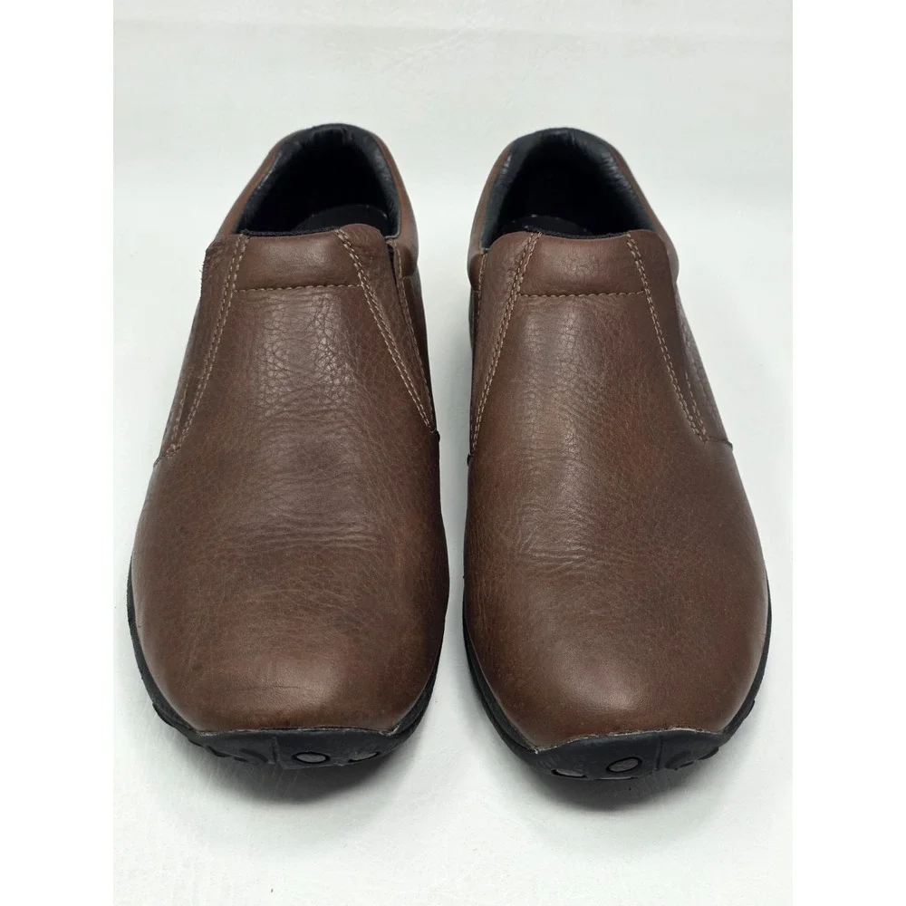 Merrell Jungle Moc Mens Size 12 US Brown Leather Slip On Loafer Shoes J63883